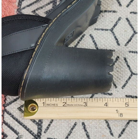 DR. MARTEN'S MEDEA PLATFORM SANDAL IN BLACK, SZ 9 - Picture 15 of 15